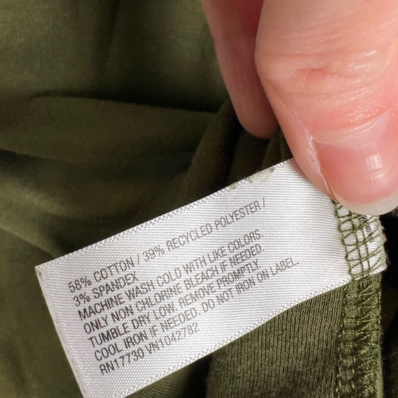 A New Day Olive Green Fitted Sleeveless Tank Top - Picture 5 of 8